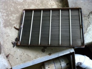 Back of wedgewire screen.