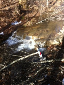 Meltoff and damage from Super Storm Sandy. 3' of snow on the day the system went into operation.