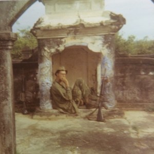 Holed up in a cemetery