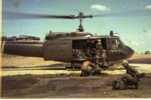 LZ Bronco chopper pad, goin out to the bush.