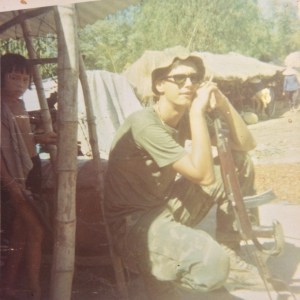 Me & wire stock 30 cal carbine, nice little weapon but no pop