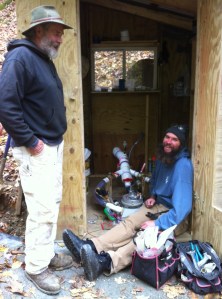 Happy hydro helpers.  Dave & Matt